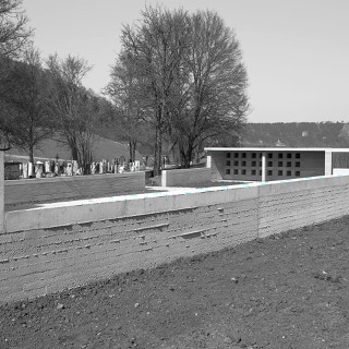 Ulrich Schwarz, Berlin, Architekturfotografie, Fotografie, Architektur, Dischinger Zierer, Architekten, Regensburg, Friedhofserweiterung Weinleite, Eichstätt, Neubau, Baujahr 2010 