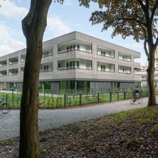 Ulrich Schwarz, Architekturfotografie, Fotografie, Architektur, Atriumhaus Tenever, Bremen, Atelier Kempe Thill, Rotterdam, Niederlande, Baujahr 2018-19